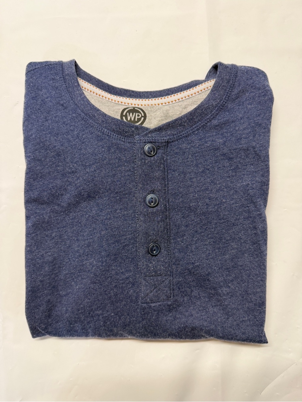 Weatherproof Men's Short Sleeve Henley Tee - Navy Blue